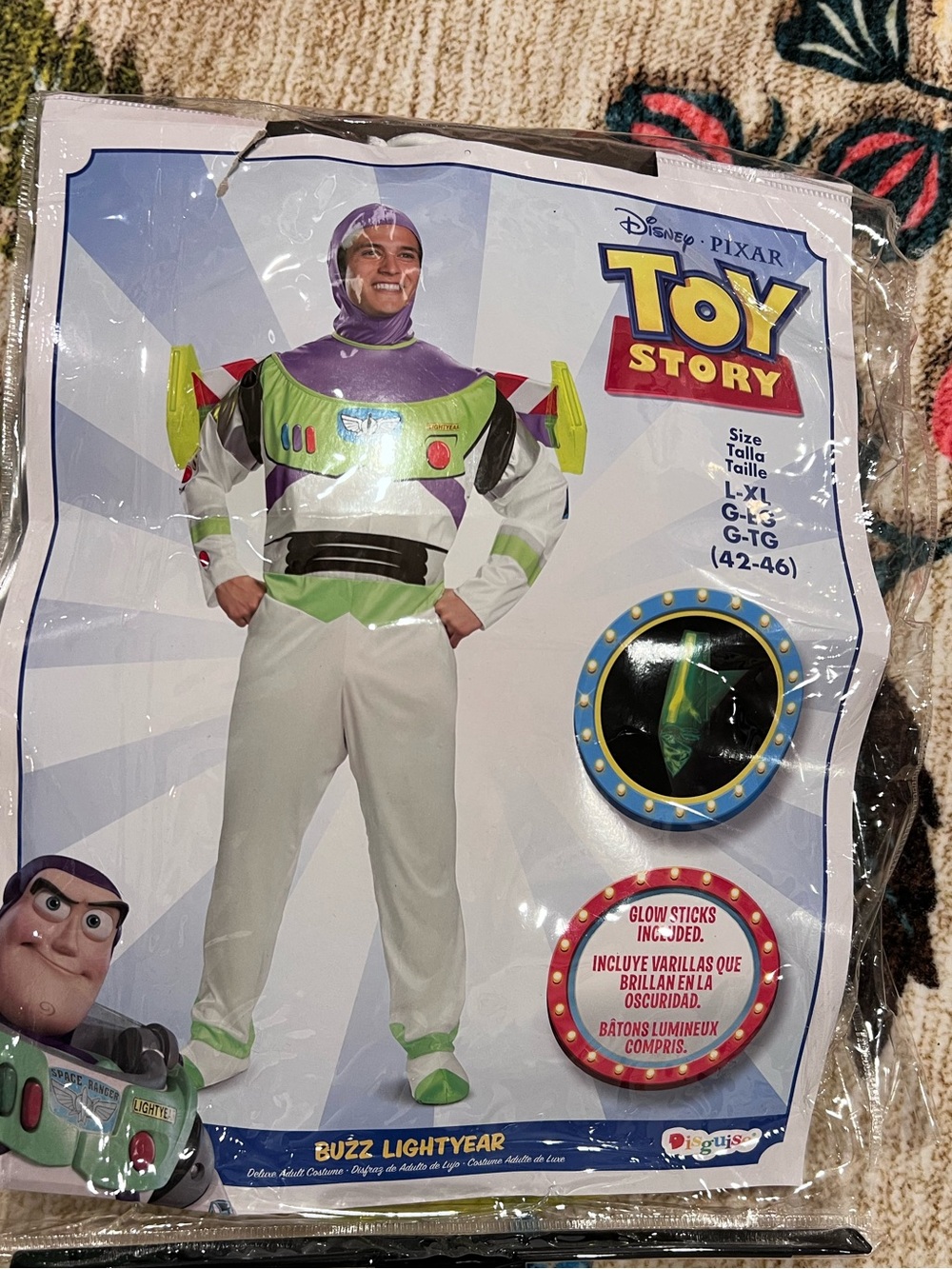 Toy Story Buzz Lightyear adult large Costume